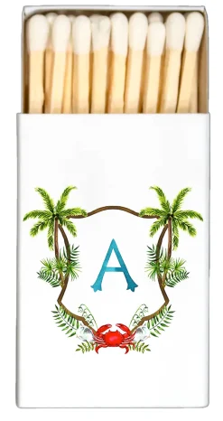 Personalized Crest Matchbox