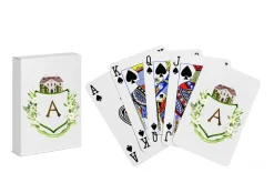 Personalized Crest Playing Cards
