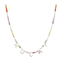 Personalized Mother of Pearl Letter Necklace