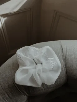 Personalized Organza Scrunchie