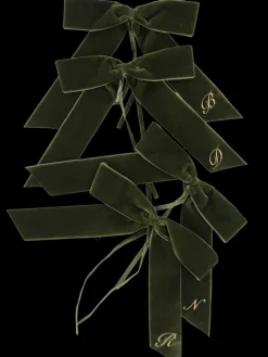 Personalized Velvet Place Bows, Set of 100