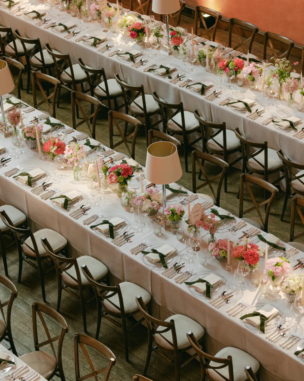 Personalized Velvet Place Bows, Set of 100