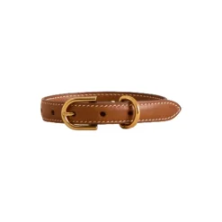 Pet Collar 15 in Vacchetta Luggage