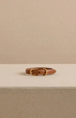 Pet Collar 15 in Vacchetta Luggage