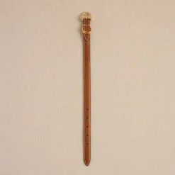 Pet Collar 15 in Vacchetta Luggage