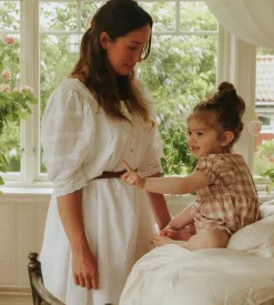 Petal Scallops Baby Duvet in Pink