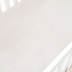 Petal Scallops Crib Sheet in Pink