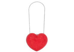 Petit Coeur L’amour Clutch in Red