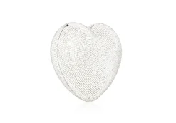 Petit Coeur L'amour Clutch in Silver