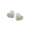 Petite Embellished Cœur Studs