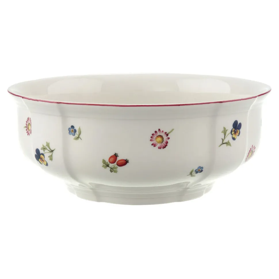 Petite Fleur Round Vegetable Bowl in Multi