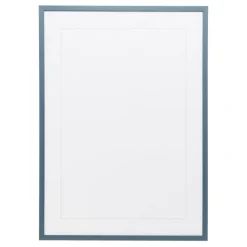 Petrol Blue Wood Picture Frame