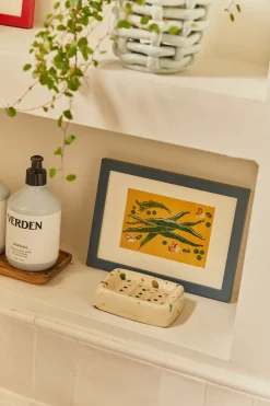 Petrol Blue Wood Picture Frame