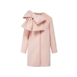Phoebe Coat in Rose Meringue Wool Angora