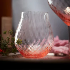 Phoebe Rose Stemless Wine Glasses, Set of 2