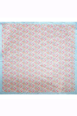 Picnic Blanket Made With Liberty Fabric in Betsy Pink