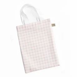 Picnic Gingham Toddler Pillow in Pink