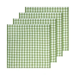 Picnic Napkin in Basil, Set of 4