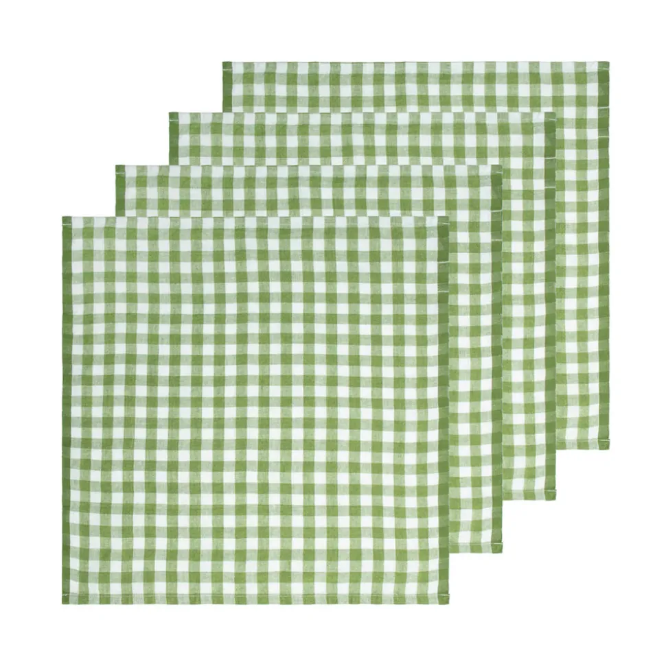 Picnic Napkin in Basil, Set of 4