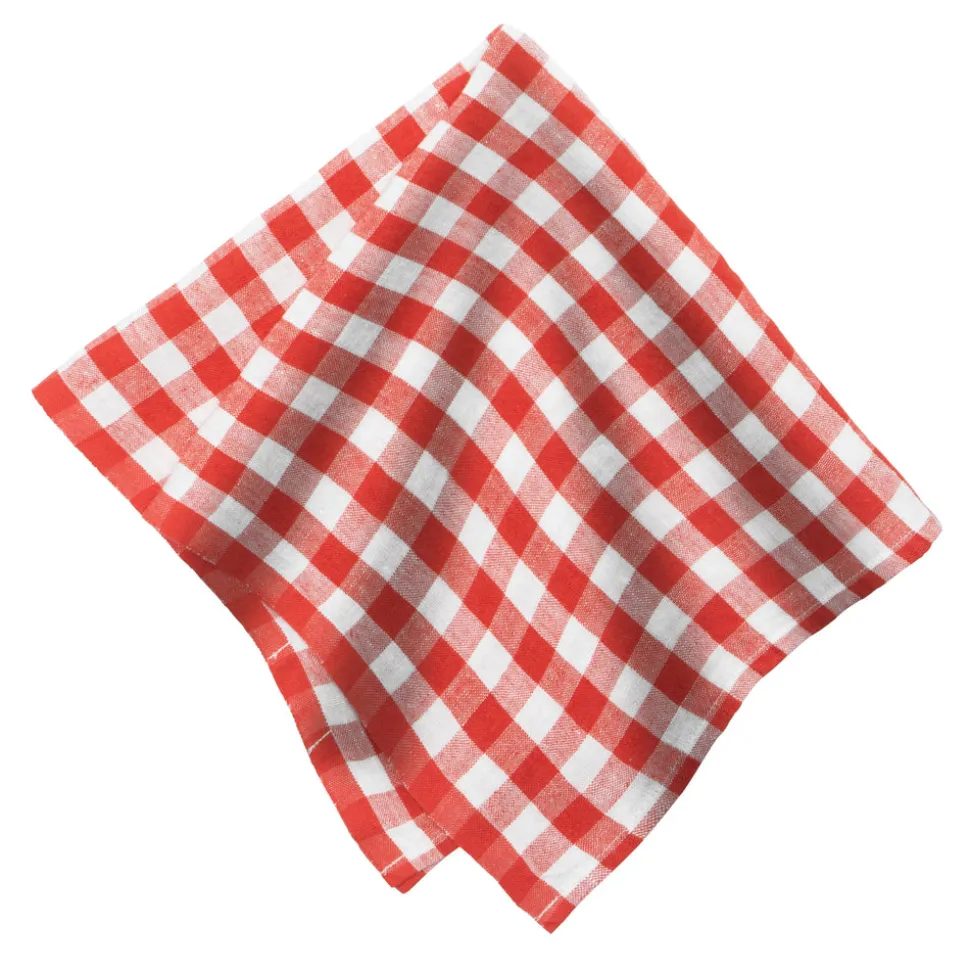 Picnic Napkin in Tomato, Set of 4