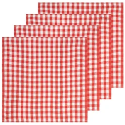 Picnic Napkin in Tomato, Set of 4