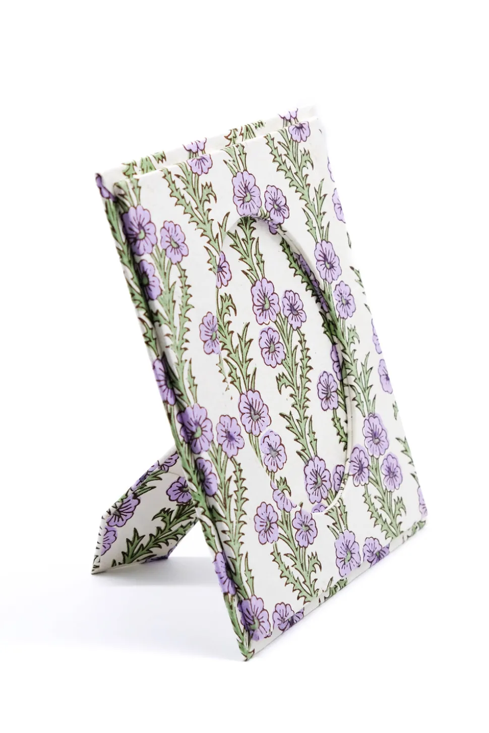 Picture Frame 4x6 in Circular Forget-Me-Not Purple