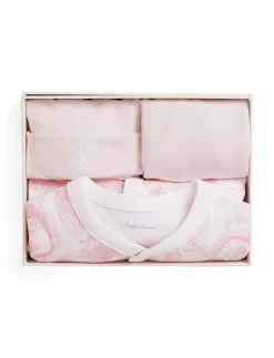 3-Piece Box Set in Pink Toile