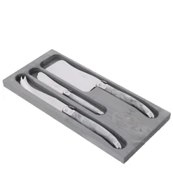 3-Piece Cheese Set in Marble