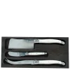 3-Piece Cheese Set in White Black