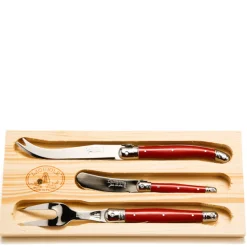 3-Piece Cheese Set Red