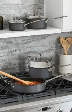 17-Piece Chef's Classic® Nonstick Hard Anodized Set in Black