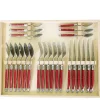 24-Piece Flatware Set in Red