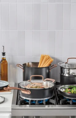 11-Piece Matte Black Elegance Set in Black