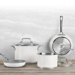 11-Piece Matte White Set in White