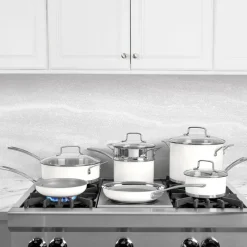 11-Piece Matte White Set in White