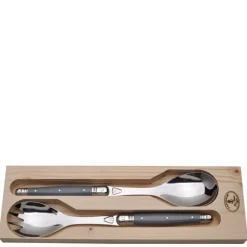 2-Piece Salad Server in Gray