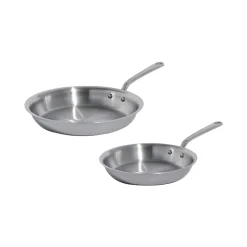 2-Piece Stainless Clad Frying Pan Set