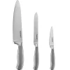 3-Piece Stainless Steel Knife Set - Graphix Collection in Stainless Steel