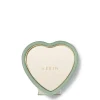 Piero Leather Heart Frame in Eucalyptus