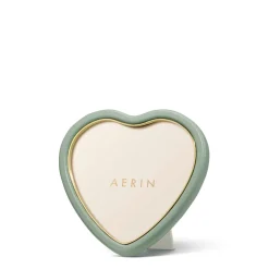 Piero Leather Heart Frame in Eucalyptus