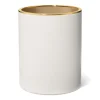 Piero Leather Wastebasket