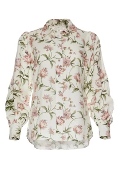 Pieta Blouse in Pink Peony