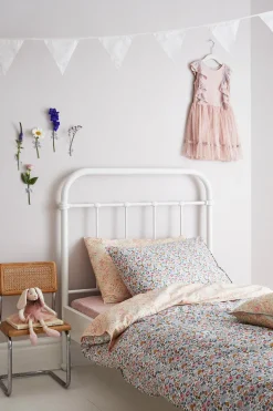 Pillowcase Made With Liberty Fabric in Betsy Grey