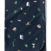 Pima Baby Blanket in Arctic Antics