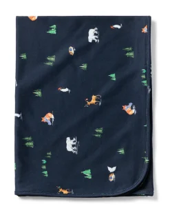 Pima Baby Blanket in Arctic Antics