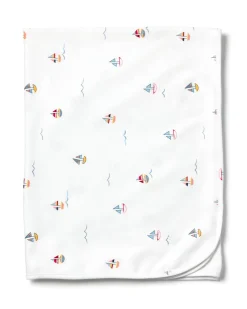 Pima Baby Blanket in Bateau