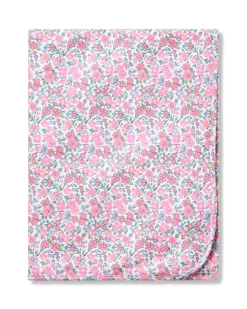 Pima Baby Blanket in Fleurs de Rose