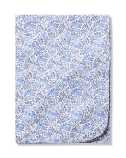 Pima Baby Blanket in Fleur d’Azur