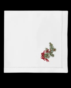 Pine Bough Ribbon Napkin