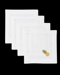 Pineapple Modern Cocktail Napkin Set